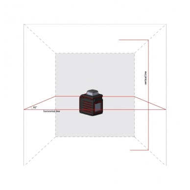 Lazerinis nivelyras Cube 360, ADA 1
