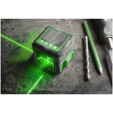 Lazerinis nivelyras Cube 3D Green, ADA Professional Edition 7
