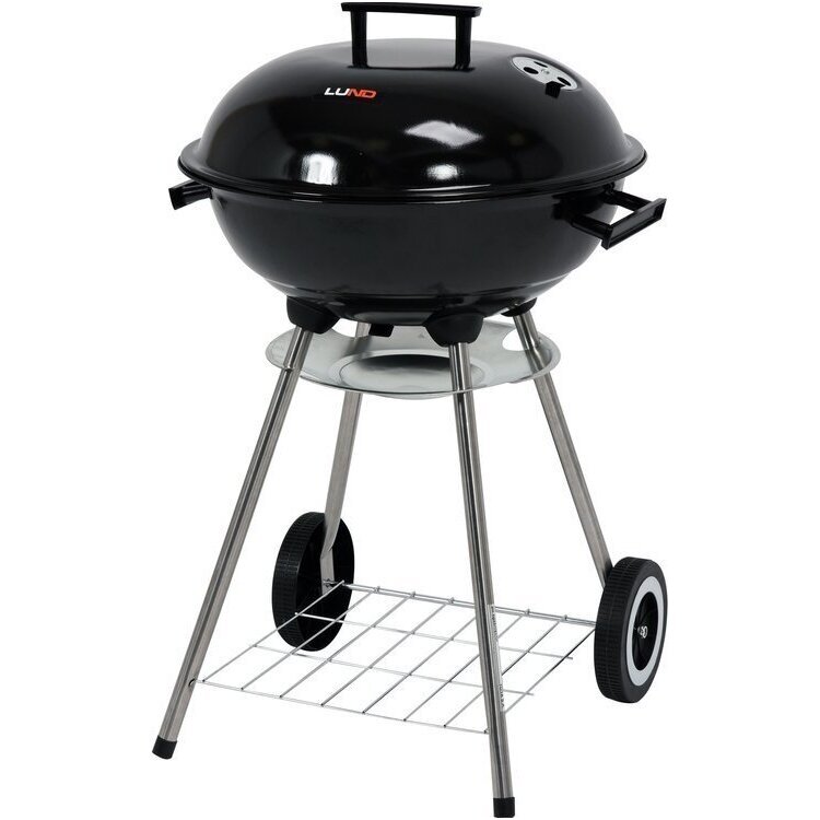 Lauko kepsninė - grilis su dangčiu, apvalios grotelės 41 cm + dėklas 1 Lauko kepsninė - grilis su dangčiu, apvalios grotelės 41 cm + dėklas 1