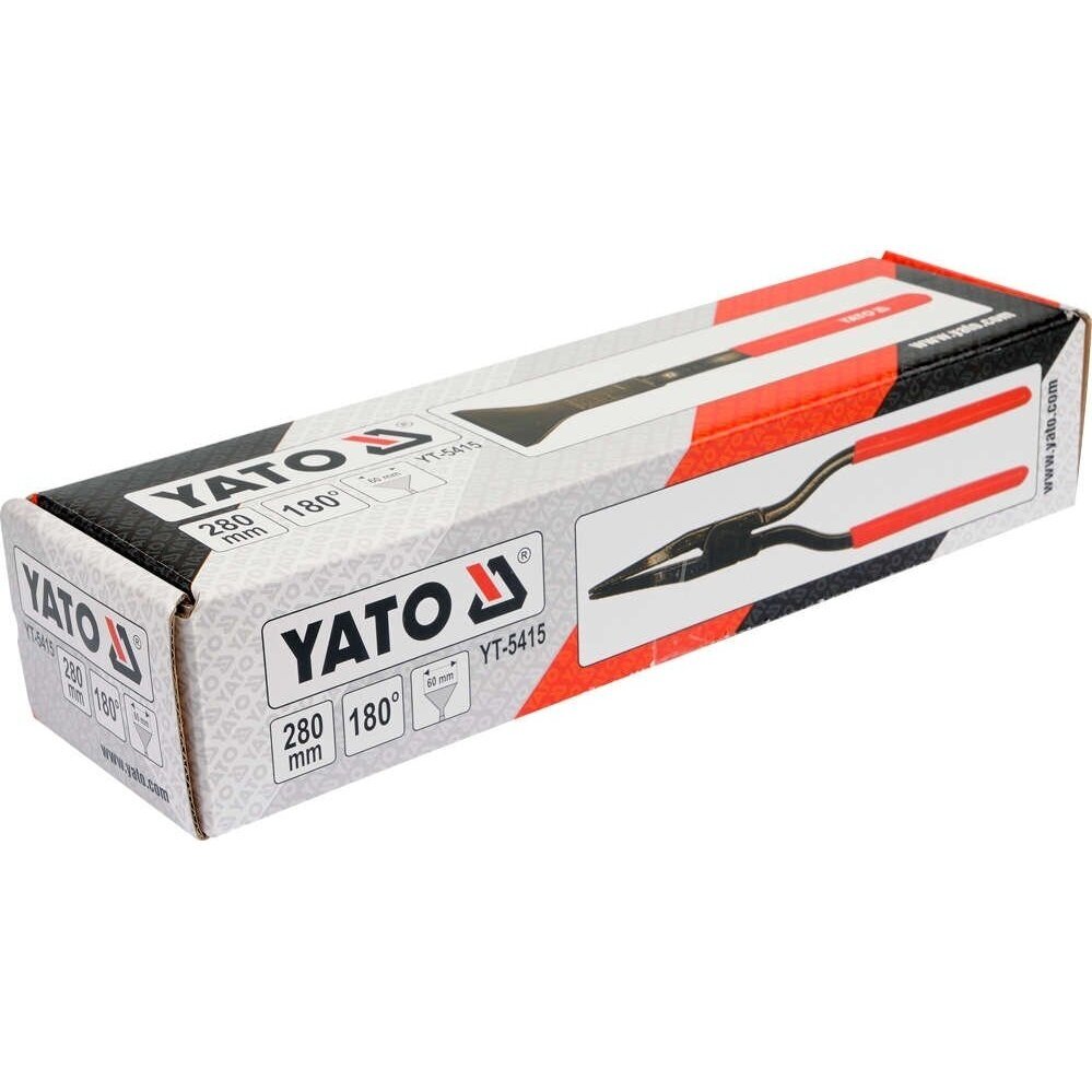 Lakštinio metalo lankstymo žnyplės | tiesios | 280 mm YATO 4