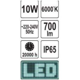 LED statybinė lempa 10W, 700Lm 2