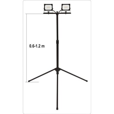 LED prožektorius su stovu SMD LED 2x20W 3600LM YATO LED prožektorius su stovu SMD LED 2x20W 3600LM YATO