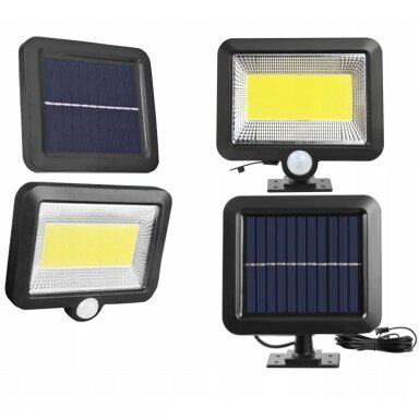 LED Saulės lempa su judesio jutikliu LED Saulės lempa su judesio jutikliu