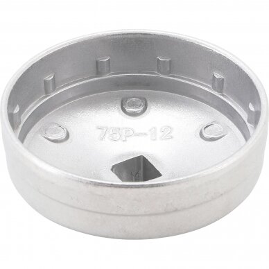 Lėkštelė tepalo filtrui aliumininė 12 kampų, 75mm 1035-75X12 Essen Tools 1 Lėkštelė tepalo filtrui aliumininė 12 kampų, 75mm 1035-75X12 Essen Tools 1