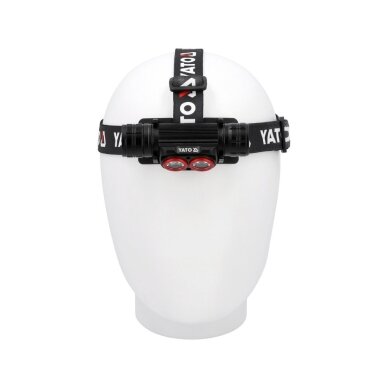 Lempa dedama ant galvos | 3000 lm AKU  YT-085943 7