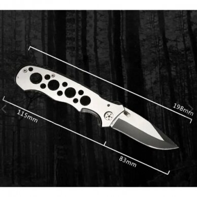Lenktinis peilis, juodos apdailos ašmenų kraštas 20cm Essen Tools FK8A 6 Lenktinis peilis, juodos apdailos ašmenų kraštas 20cm Essen Tools FK8A 6