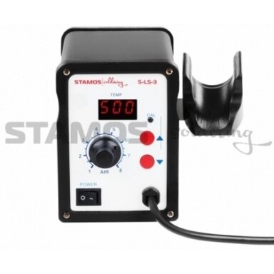 Litavimo stotelė su karšto oro fenu S-LS-3, 500°C, 650W Litavimo stotelė su karšto oro fenu S-LS-3, 500°C, 650W