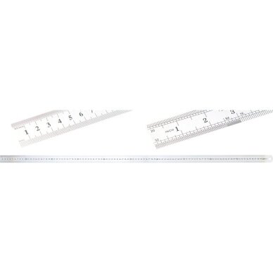 Liniuotė plieninė | lanksti | nerūdijantis plienas | 1 m BGS Liniuotė plieninė | lanksti | nerūdijantis plienas | 1 m BGS