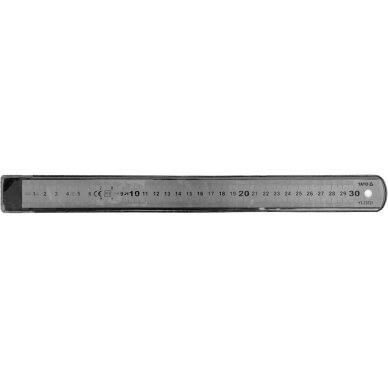 Liniuotė plieninė | SS | 300 mm YATO 2 Liniuotė plieninė | SS | 300 mm YATO 2