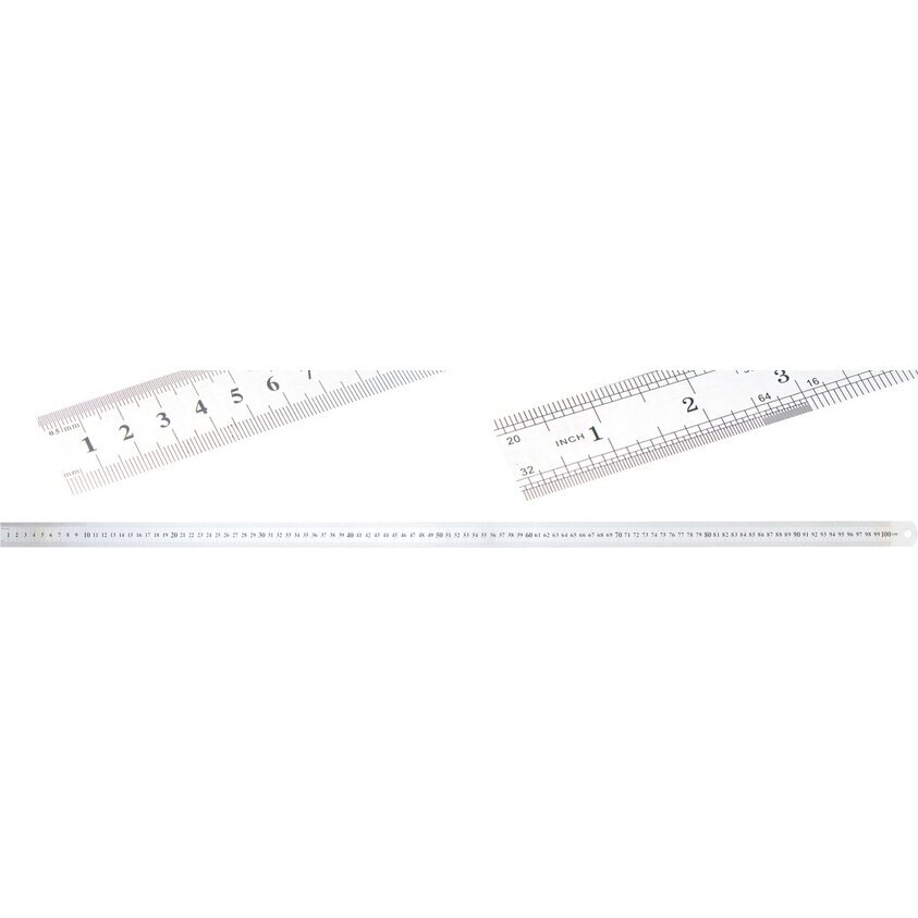 Liniuotė plieninė | lanksti | nerūdijantis plienas | 1 m BGS Liniuotė plieninė | lanksti | nerūdijantis plienas | 1 m BGS