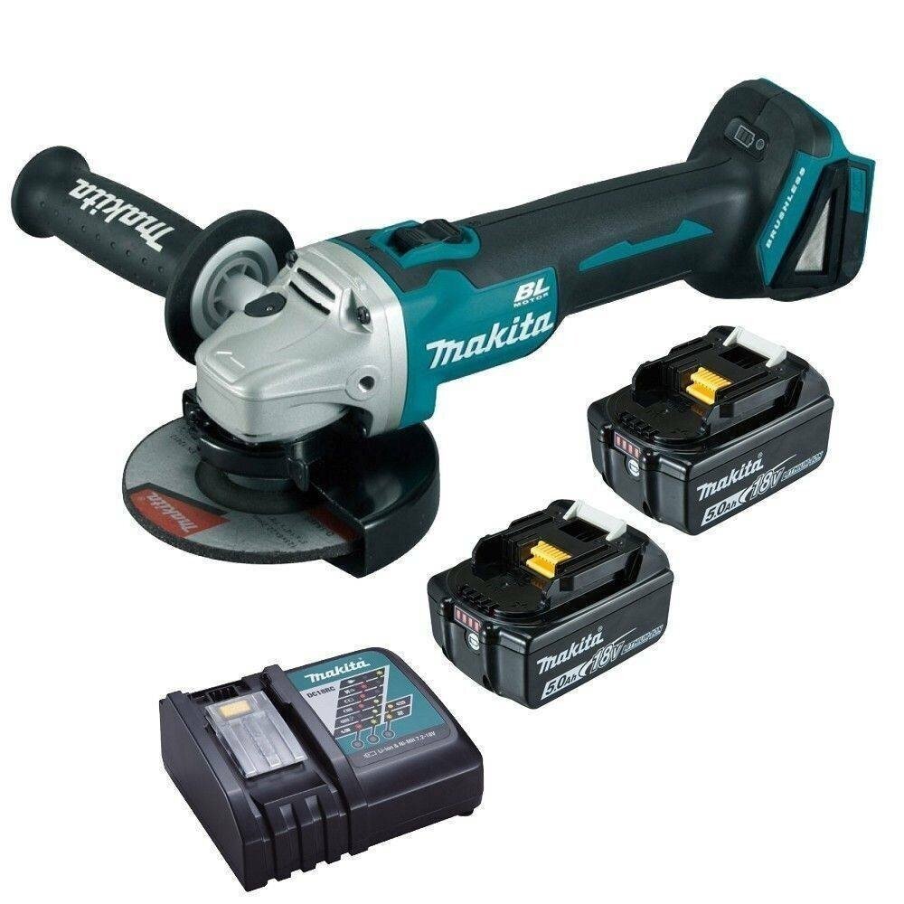 MAKITA DGA504RTJ Akumuliatorinis kampinis šlifuoklis MAKITA DGA504RTJ Akumuliatorinis kampinis šlifuoklis