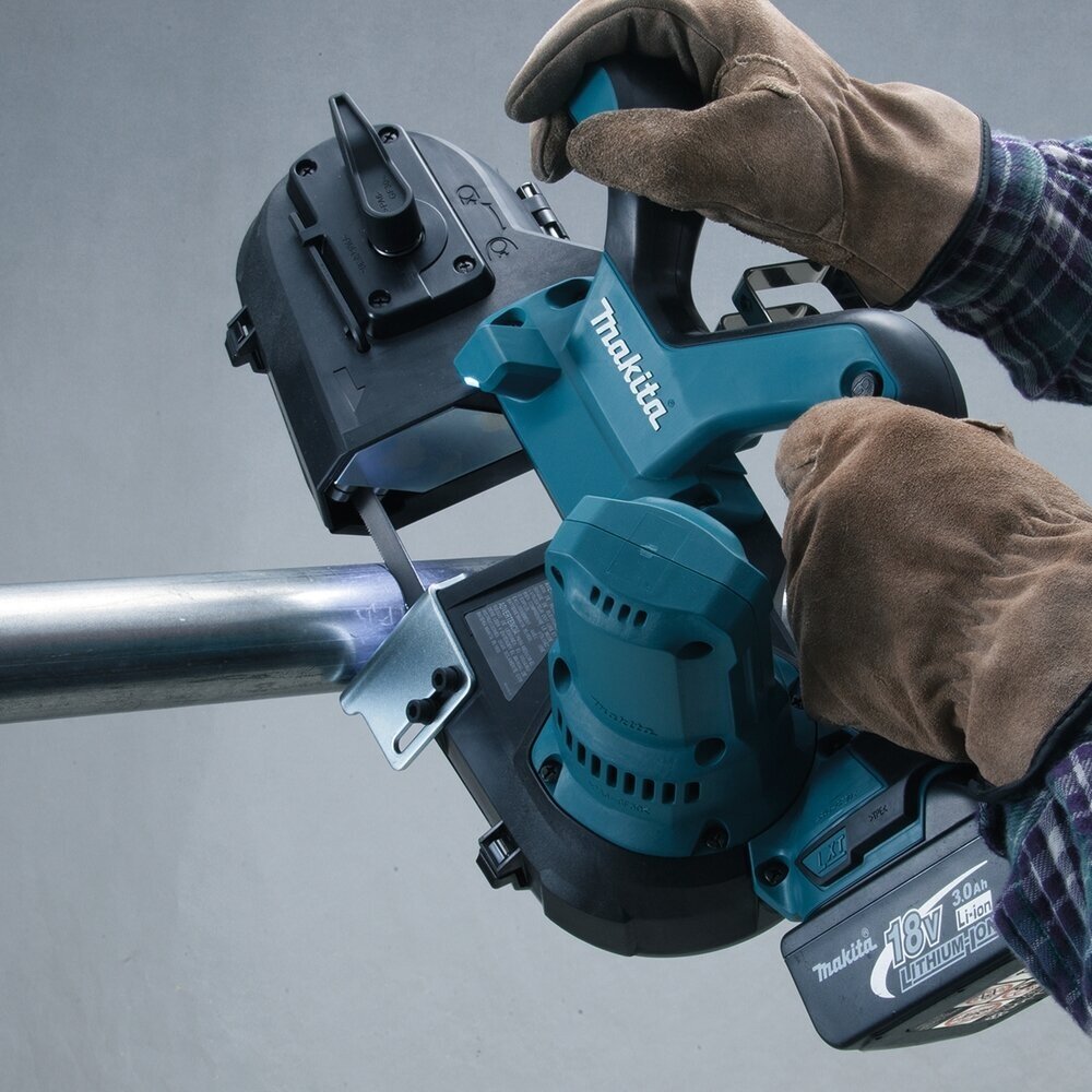 Makita DPB181Z Akumuliatorinis juostinis pjūklas, 64 x 64 mm, 18V Li-ion 1 Makita DPB181Z Akumuliatorinis juostinis pjūklas, 64 x 64 mm, 18V Li-ion 1