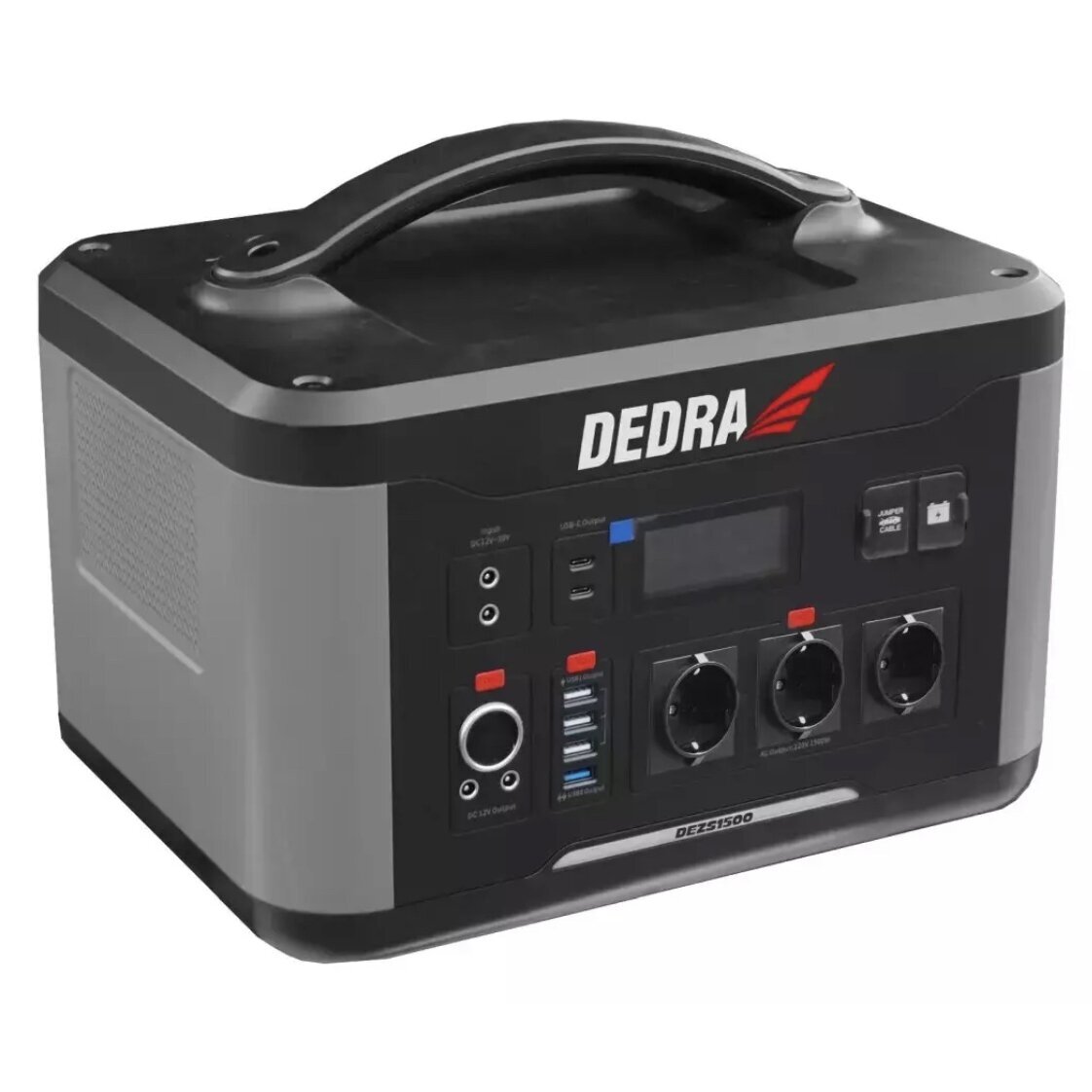 Maitinimo stotis (LiFePO4) Dedra, 1500 W 1 Maitinimo stotis (LiFePO4) Dedra, 1500 W 1