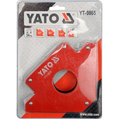 Magnetas suvirinimo kampui 122x190x25 mm YT-0865 YATO