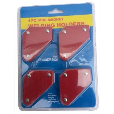 Magnetinių laikiklių rinkinys | 45° - 90° - 135° | 4 vnt. ESSEN TOOLS