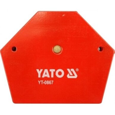 Magnetas suvirinimo kampui | 64x95x14 mm YATO Magnetas suvirinimo kampui | 64x95x14 mm YATO