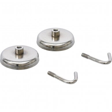 Magnetiniai kabliai Ø 34 mm, 2 vnt. 1 Magnetiniai kabliai Ø 34 mm, 2 vnt. 1