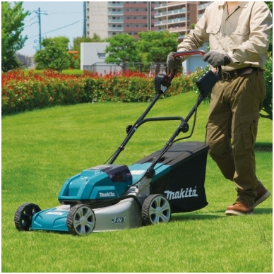 Makita DLM460Z Akumuliatorinė vejapjovė 2x18V Li-ion Be akumuliatorių ir kroviklio 1