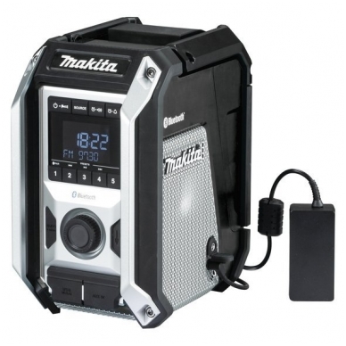 MAKITA DMR114B radijas su bluetooth, SUB WOOFER, AUX, USB 1 MAKITA DMR114B radijas su bluetooth, SUB WOOFER, AUX, USB 1