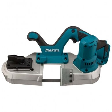 Makita DPB182Z Akumuliatorinis juostinis pjūklas, 64 x 64 mm, 18V Li-ion