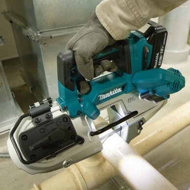 Makita DPB183Z Akumuliatorinis juostinis pjūklas, 66 x 66 mm, 18V Li-ion 1 Makita DPB183Z Akumuliatorinis juostinis pjūklas, 66 x 66 mm, 18V Li-ion 1