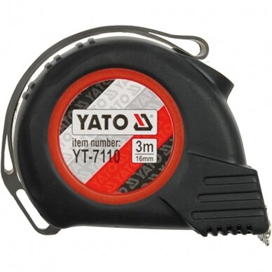 Matavimo ruletė su magnetu 8 m x 25 mm YATO Matavimo ruletė su magnetu 8 m x 25 mm YATO