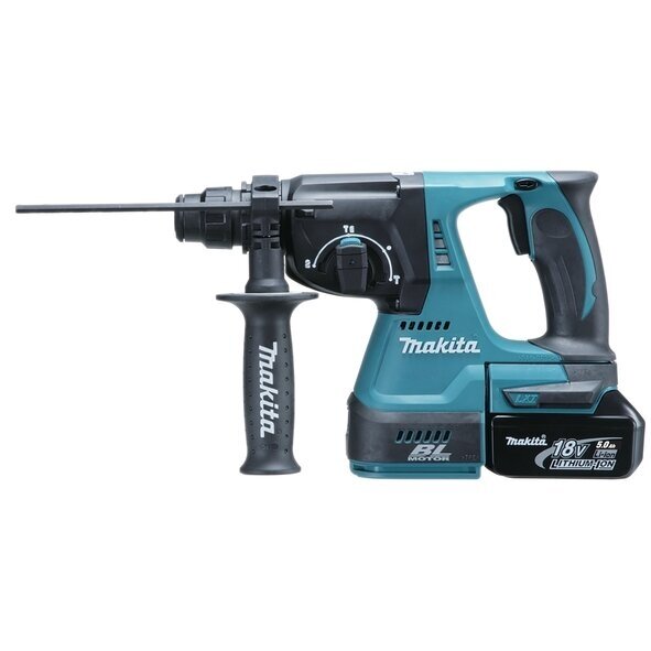 Makita DHR242RTJ Akumuliatorinis perforatorius 18V, 2x5.0Ah 1 Makita DHR242RTJ Akumuliatorinis perforatorius 18V, 2x5.0Ah 1