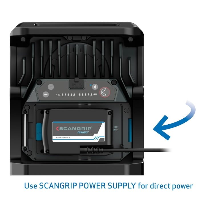 Maitinimo adapteris elektros Connect tinklui 5 m CAS, Scangrip 2 Maitinimo adapteris elektros Connect tinklui 5 m CAS, Scangrip 2