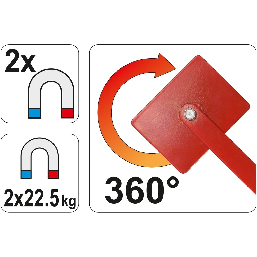 Magnetinis suvirinimo laikiklis reguliuojamas 1 Magnetinis suvirinimo laikiklis reguliuojamas 1