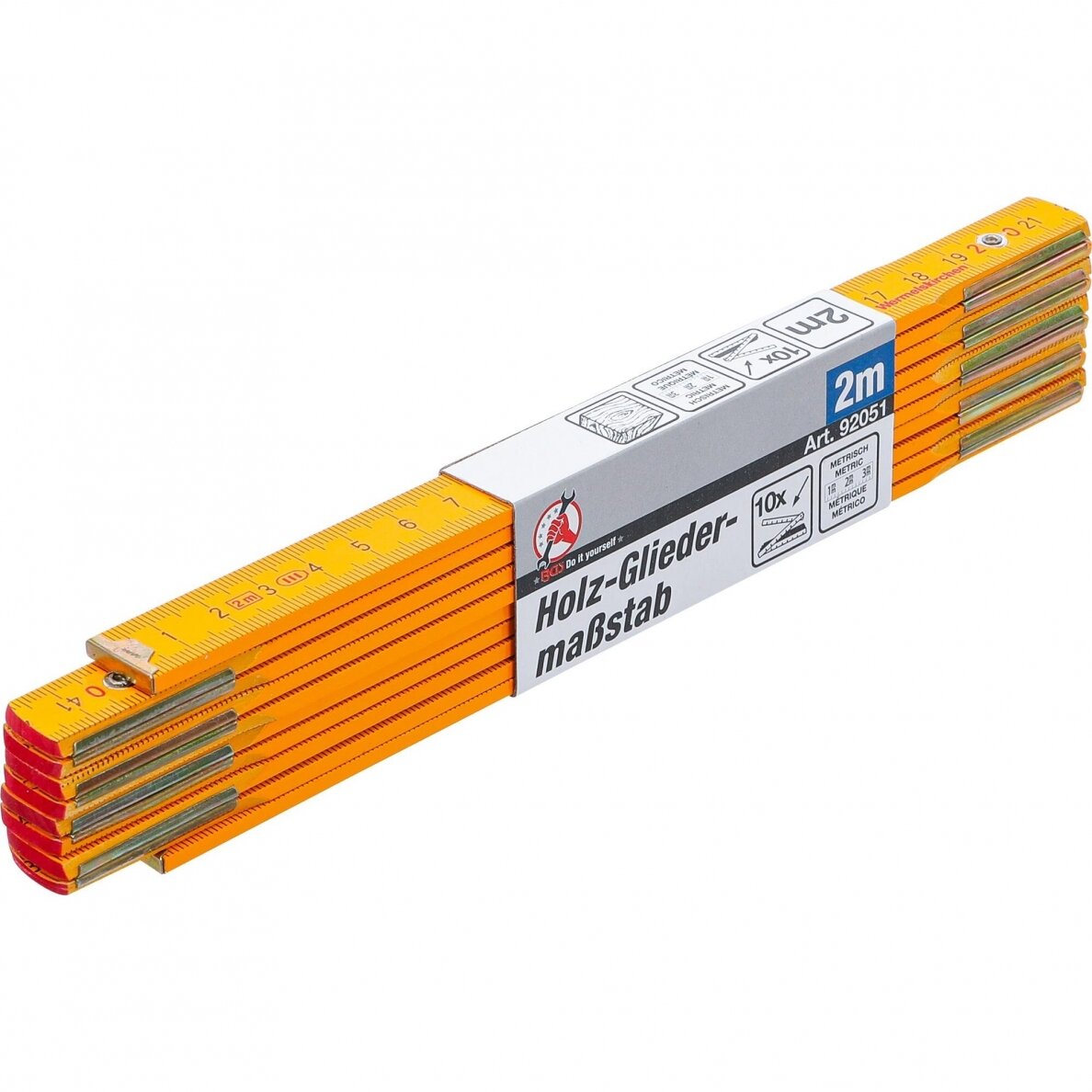 Medinis sulankstomas metras 2 m Kraftman 92051 Medinis sulankstomas metras 2 m Kraftman 92051