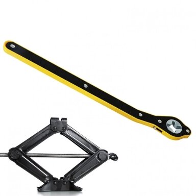 Mechaninis trapecinis domkratas su specialiu terkšliniu raktu 100 - 385mm, 2T Mechaninis trapecinis domkratas su specialiu terkšliniu raktu 100 - 385mm, 2T