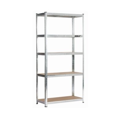 Metalinis sandėliavimo stelažas 180x90x40 5 lentynos DEDRA N1410 Metalinis sandėliavimo stelažas 180x90x40 5 lentynos DEDRA N1410