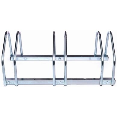 Metalinis dviračių laikiklis 3 dviračiams Kraft&Dele 1 Metalinis dviračių laikiklis 3 dviračiams Kraft&Dele 1