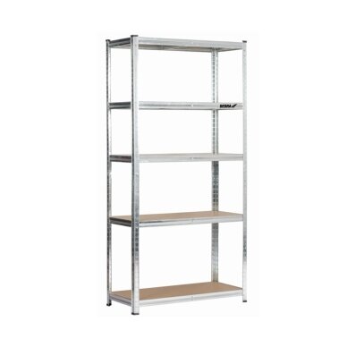 Metalinis sandėliavimo stelažas 180x90x40 5 lentynos DEDRA N1410