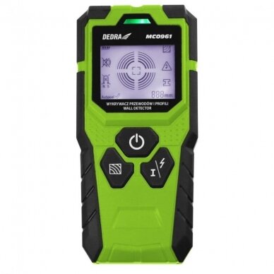 Metalo, elektros laidų ir medienos detektorius DEDRA Wall Scanner 1