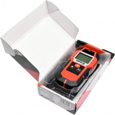 Metalo, medienos profilių ir elektros laidų detektorius 5