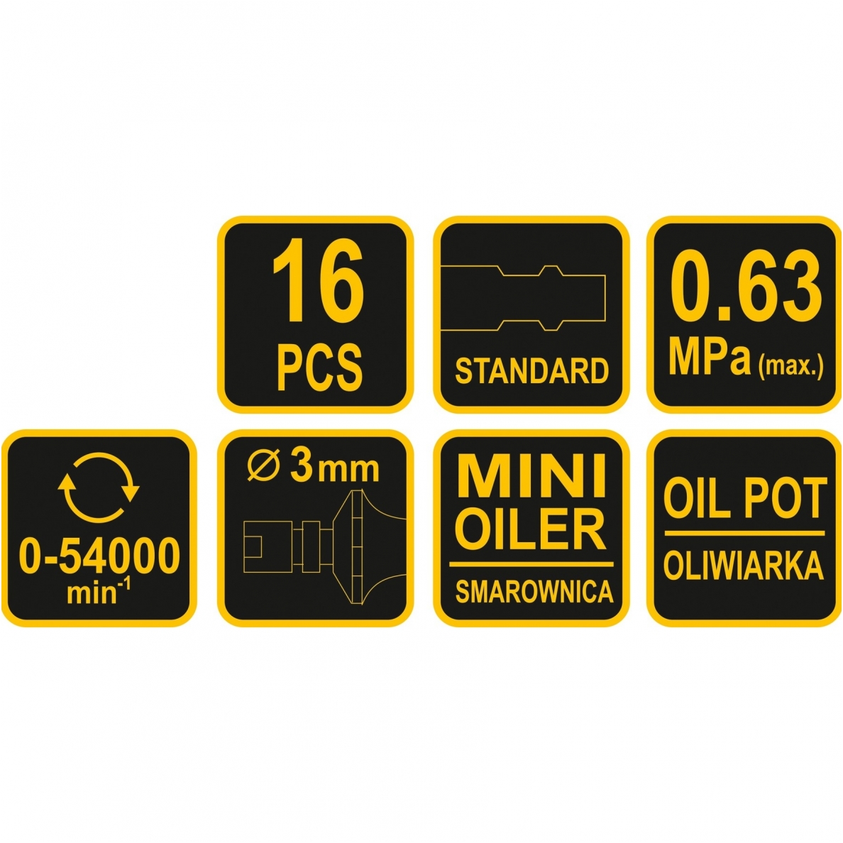 Mikro graveris, šlifuoklis 17 daliu 54000aps/min 4