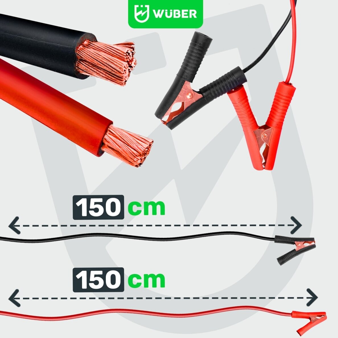 Mikroprocesorinis automobilio akumuliatoriaus įkroviklis 10 A 6-150 Ah 2-24 V WUBER 10