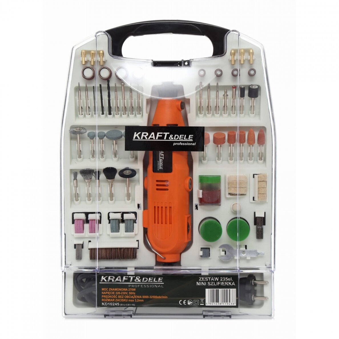 Mini šlifuoklis 270W KRAFTDELE KD10245 5 Mini šlifuoklis 270W KRAFTDELE KD10245 5