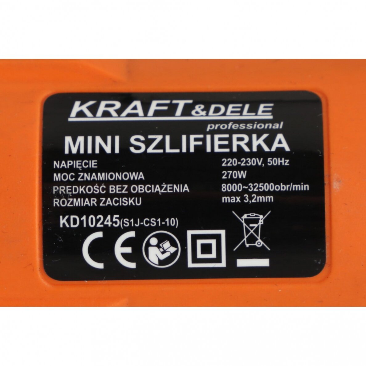 Mini šlifuoklis 270W KRAFTDELE KD10245 9 Mini šlifuoklis 270W KRAFTDELE KD10245 9