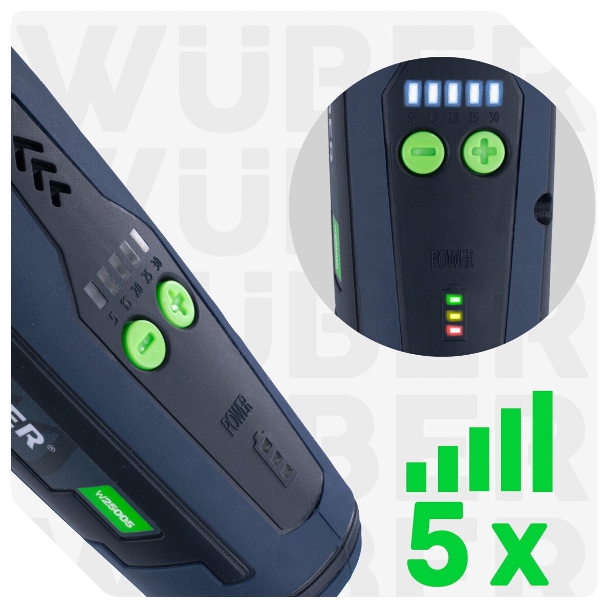 Mini šlifuoklis WUBER 8V su 60 priedų | Multifunkcinis graviruoklis WUBER W25005 4