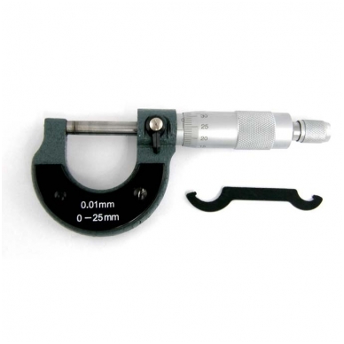 Mikrometras 0,01mm 0-25mm Mikrometras 0,01mm 0-25mm