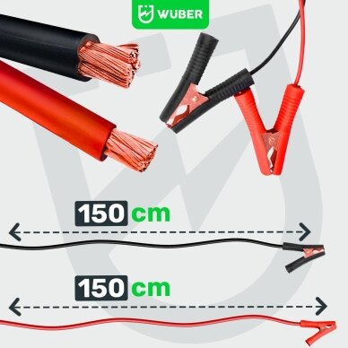 Mikroprocesorinis automobilio akumuliatoriaus įkroviklis 10 A 6-150 Ah 2-24 V WUBER 10