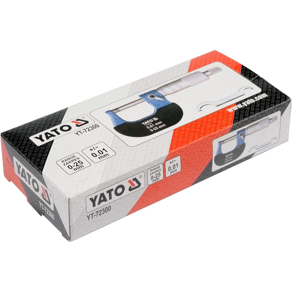 Mikrometras 0-25mm YATO 3 Mikrometras 0-25mm YATO 3