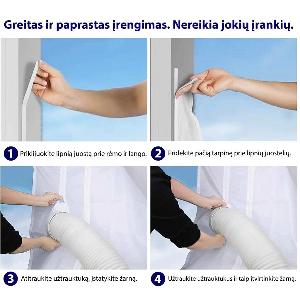 Mobilus oro kondicionierius ADOLUS ARCTIC A2050H su šildymu ir lango tarpine 4