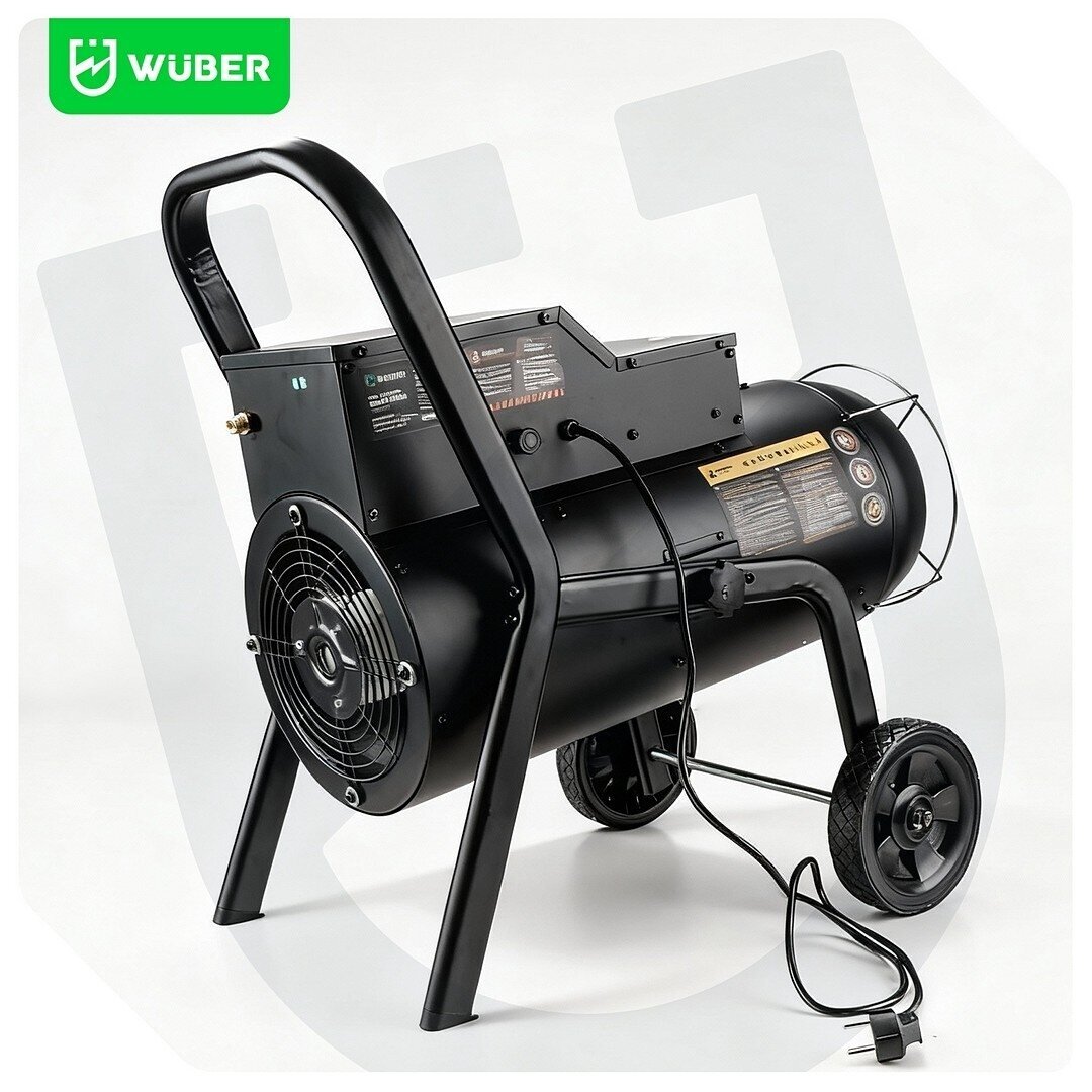 Mobilus ir reguliuojamas WUBER dujinis šildytuvas 18–50 kW 4