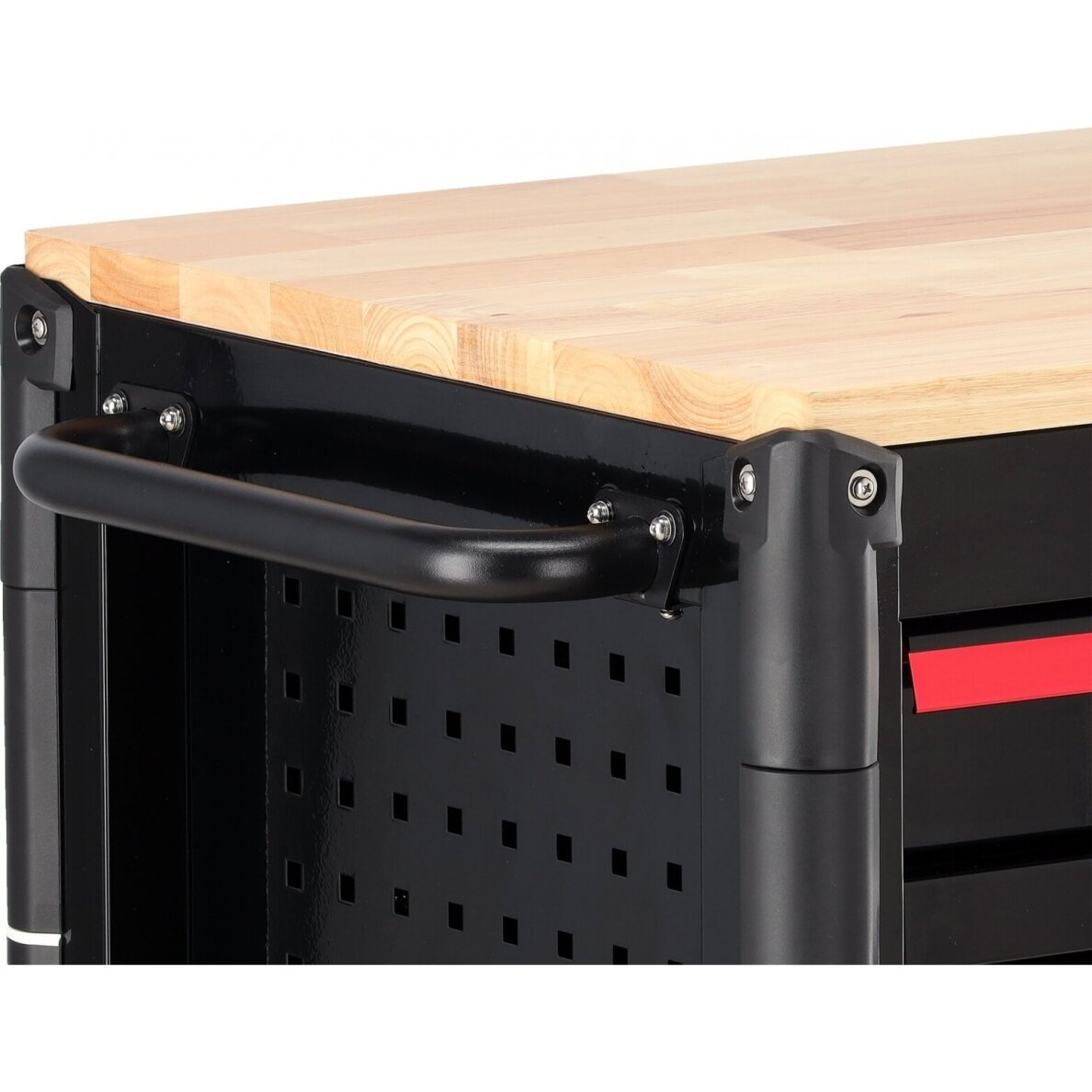 Mobili įrankių spintelė dirbtuvėms su mediniu stalviršiu | 20 stalčių YATO 6
