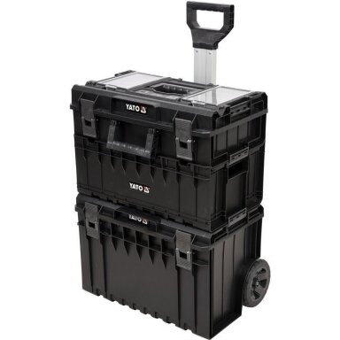 Mobilus trijų dėžių komplektas ant ratukų YATO YT-09161