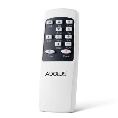 Mobilus oro kondicionierius ADOLUS ARCTIC A2050H su šildymu ir lango tarpine 17