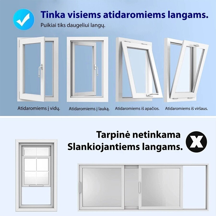 Mobilus oro kondicionierius ADOLUS ARCTIC A2050H su šildymu ir lango tarpine 8